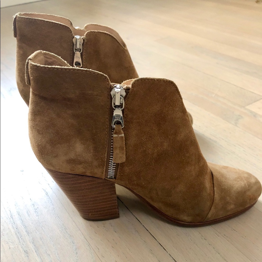 rag & bone Margot Suede Ankle Bootie Caramel suede